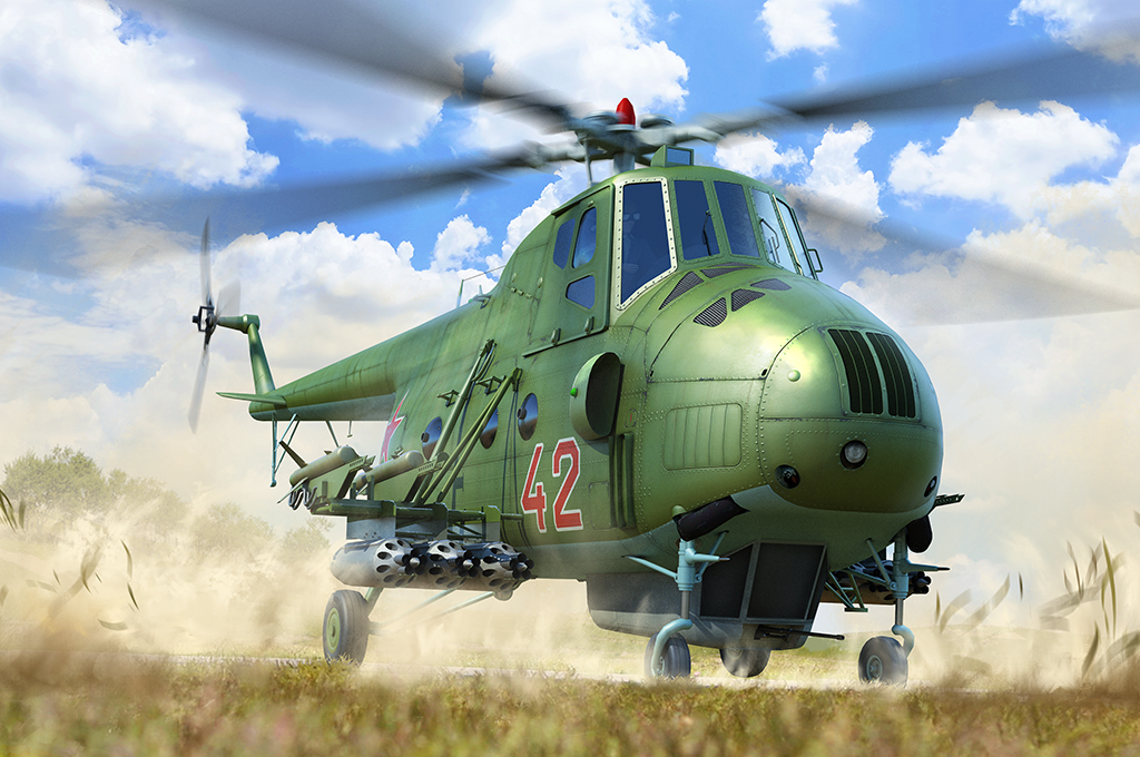MI-4AV Hound DS Modellismo MI-4AV Hound scala 1/48 Trumpeter Kit