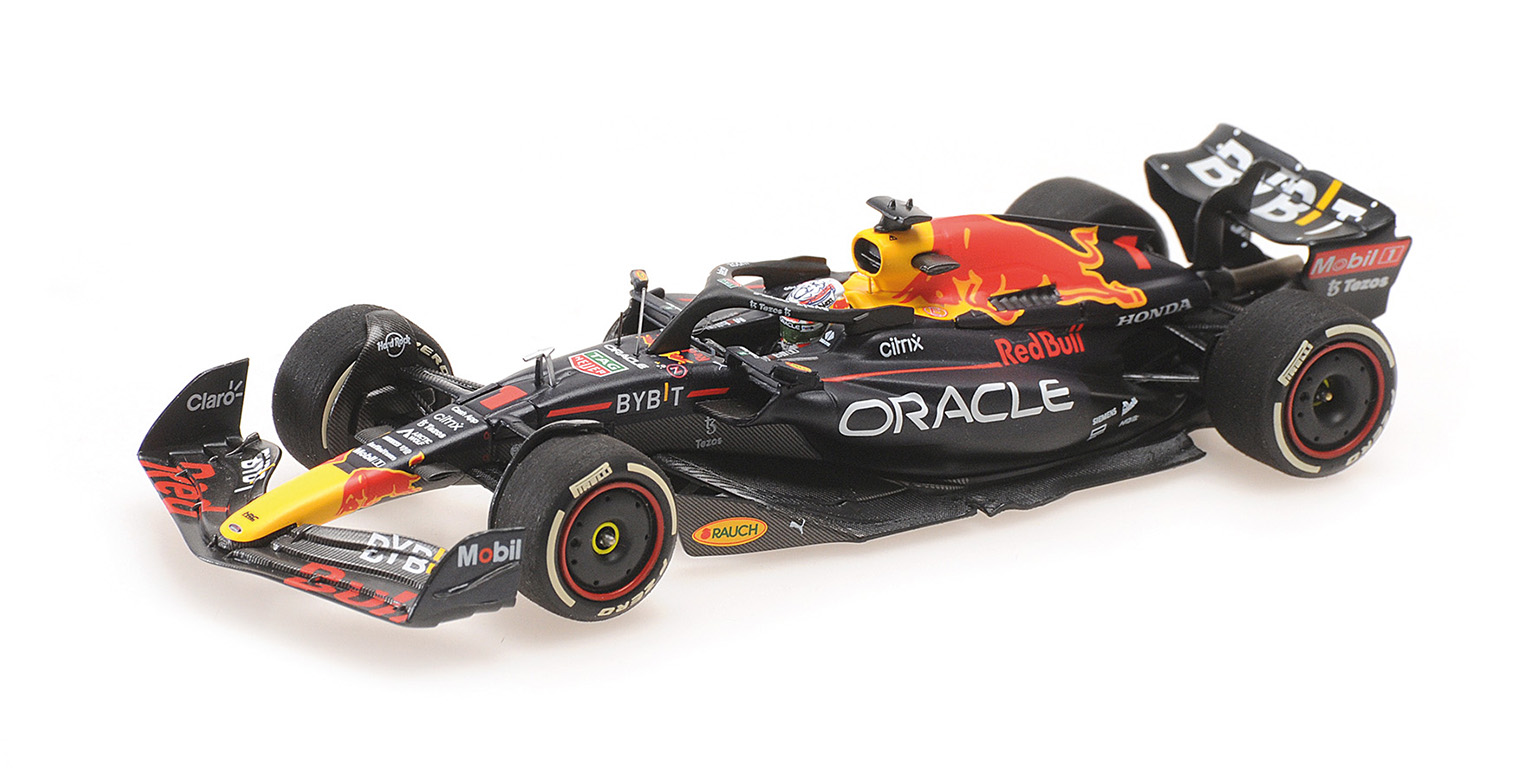 Red Bull Racing RB18 Max Verstappen Winner Austin USA GP World Champion 2022 DS Modellismo Red Bull Racing RB18 Max scala 1/43