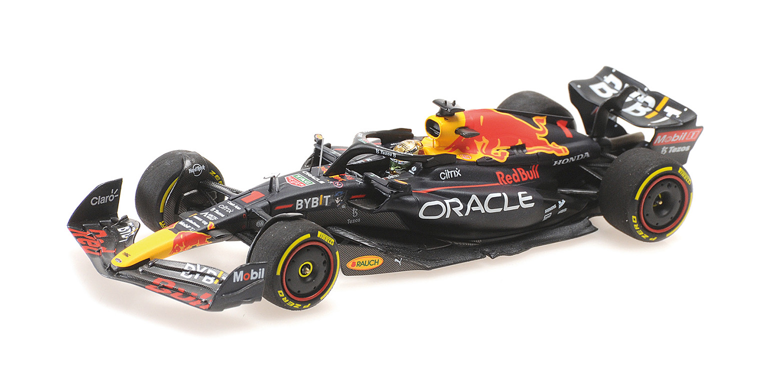 Red Bull Racing RB18 Max Verstappen Winner Abu Dhabi GP World Champion 2022 DS Modellismo Red Bull Racing RB18 Max scala 1/43