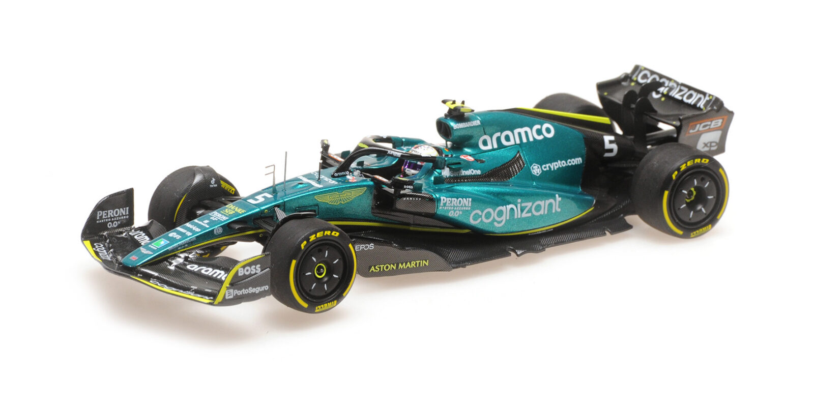 Aston Martin AMR22 Sebastian Vettel Last Race Abu Dhabi GP 2022 DS Modellismo Aston Martin AMR22 Sebastian scala 1/43