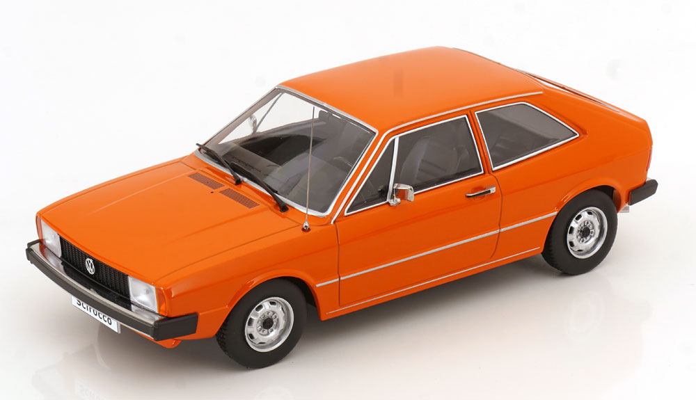 Volkswagen Scirocco 1 L Orange 1975 DS Modellismo Volkswagen Scirocco 1 L Orange scala 1/18