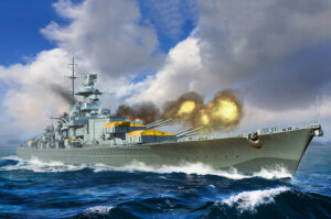 German Gneisenau Battleship scala 1/700