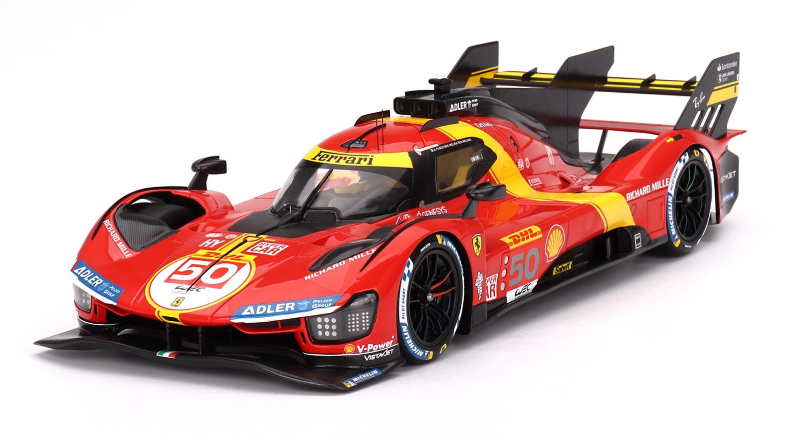 Ferrari 499P Team AF Corse #50 3RD Place Wec 1000 Miles OF Sebring 2023 DS Modellismo Ferrari 499P Team Af Corse #50 scala 1/18