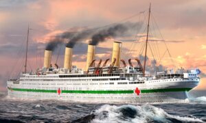 Hmhs Britannic scala 1/700 Hobby Boss Kit