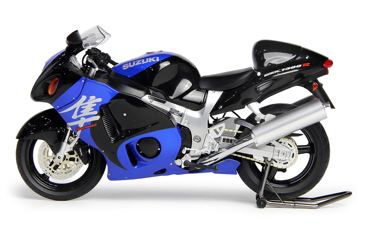 Suzuki GSX1300R Hayabusa 2001 Blue & Black DS Modellismo Suzuki GSX1300R Hayabusa 2001 scala 1/12