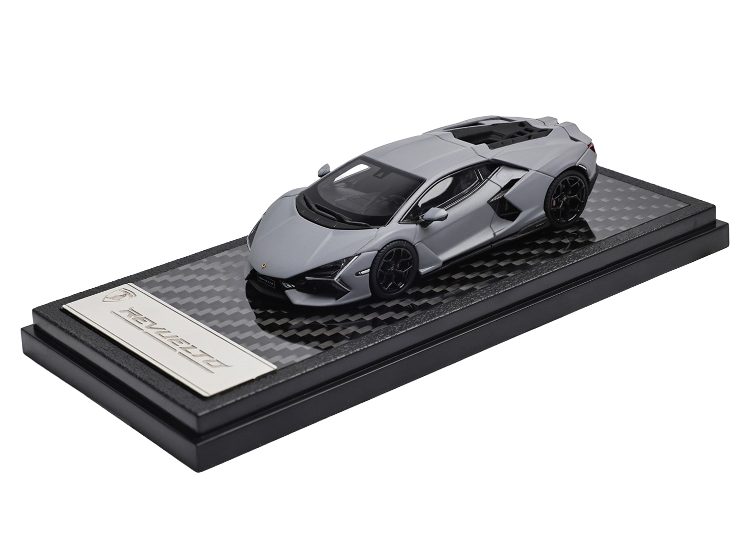 Lamborghini Revuelto Matte Grey DS Modellismo Lamborghini Revuelto Matte Grey scala 1/64