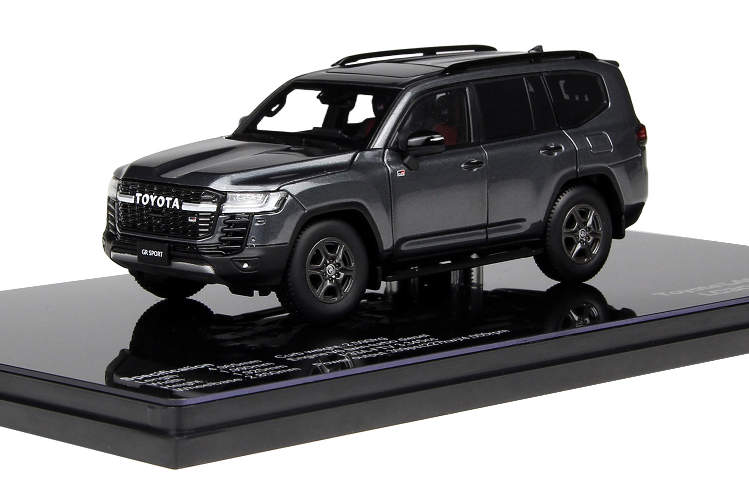 Toyota Land Cruiser 300-GR Sport Grey DS Modellismo Toyota Land Cruiser 300-GR Sport scala 1/43
