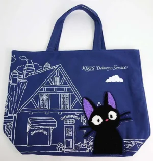 Borsa in tela Kiki Delivery Jiji Blue