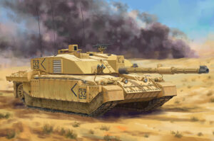 British Challenger II Iraq scala 1/48