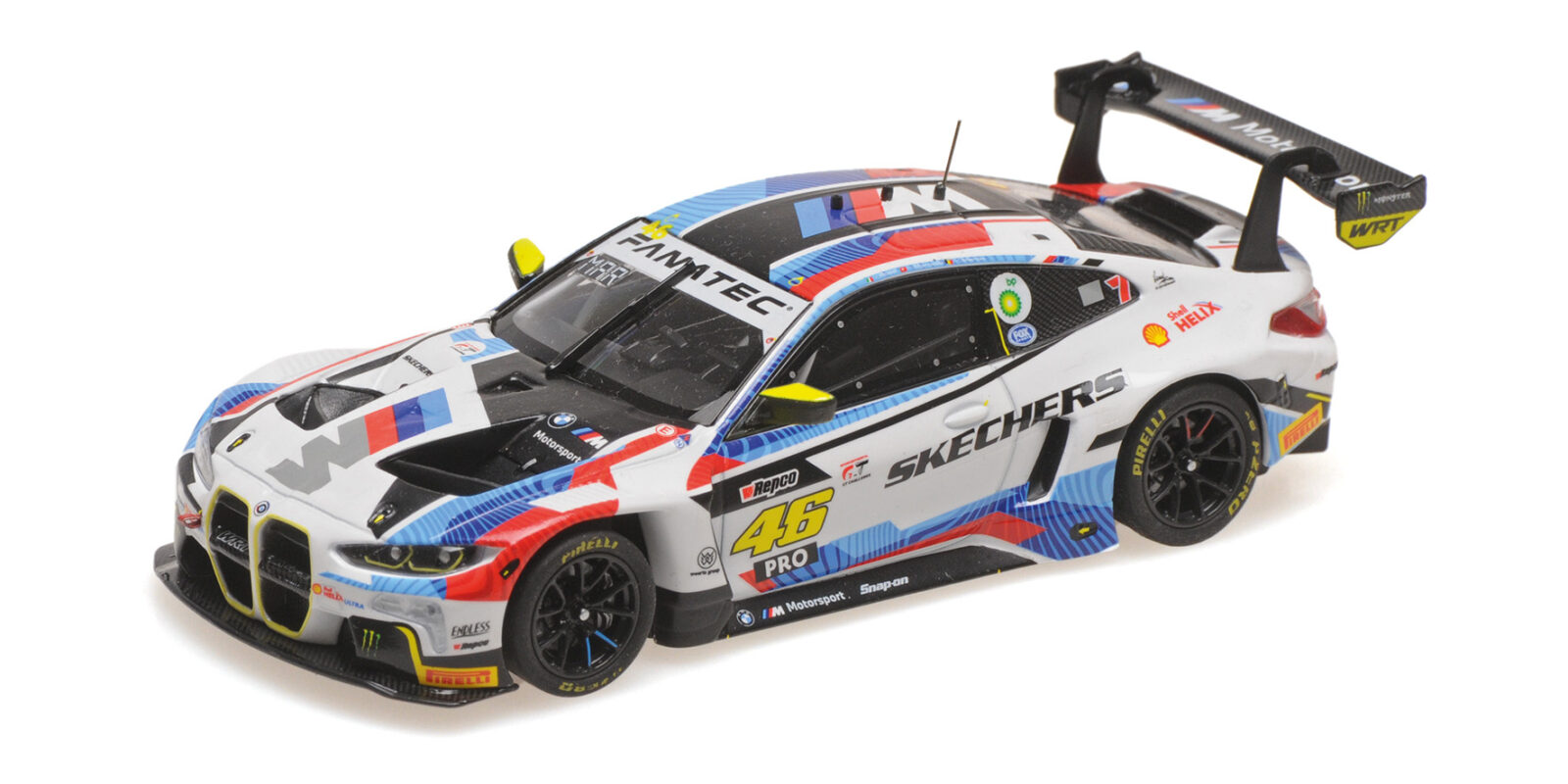 Bmw M4 GT3 Team Wrt Valentino Rossi R. Marciello M. Martin 12H Bathurst 2024 DS Modellismo Bmw M4 GT3 Team Wrt Valentino scala 1/43