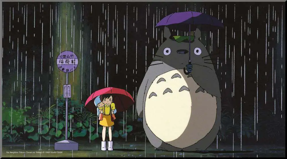 Totoro Bus Stop Wood Panel DS Modellismo Totoro Bus Stop Wood Panel STUDIO GHIBLI