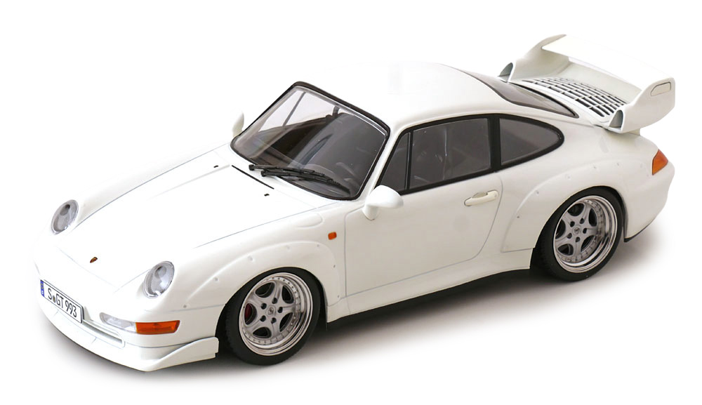 Porsche 911 (993) GT2 1996 Speedline Rims White DS Modellismo Porsche 911 GT2 1996 Speedline scala 1/18