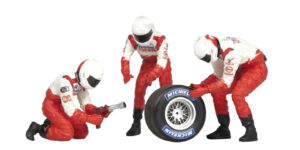 Pit Stop Toyota 2002 Cambio Gomme scala 1/43