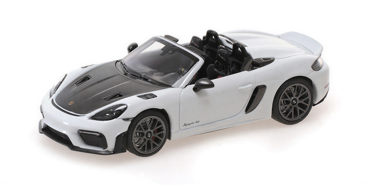 Porsche Spyder RS White with Weissach Package 2023 DS Modellismo Porsche Spyder RS White scala 1/43