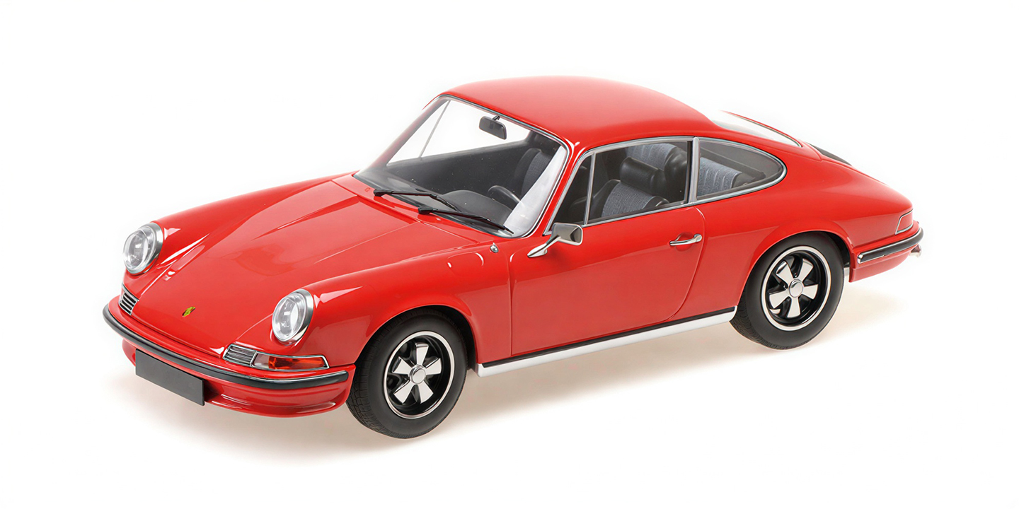 Porsche 911 S Red 1972 DS Modellismo Porsche 911 S Red scala 1/18 Minichamps