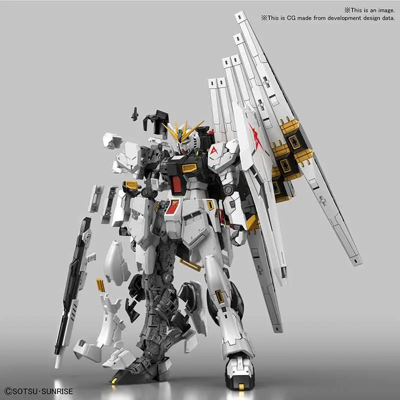RG Gundam NU 1/144 DS Modellismo Rg Gundam Nu scala 1/144