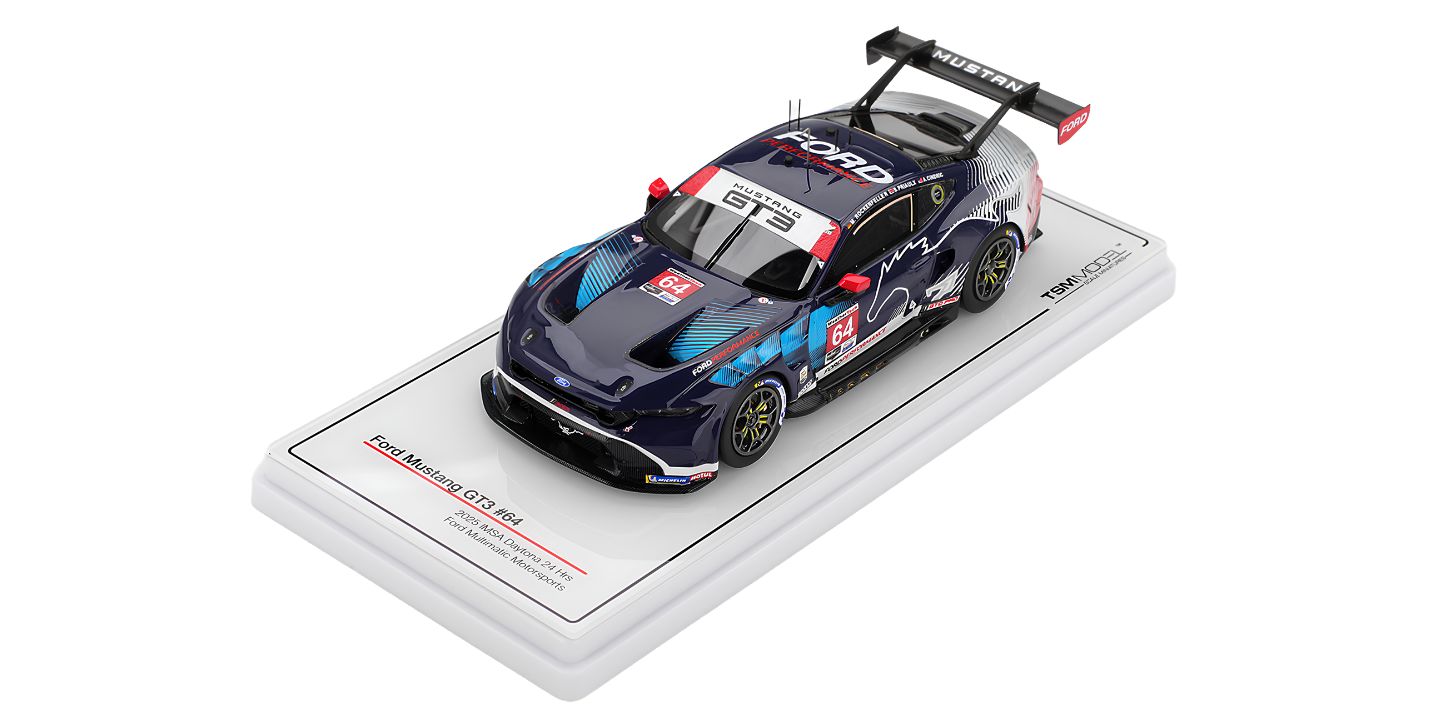 Ford Mustang GT3 #64 Multimatic Motorsports Imsa 24H Daytona 2025 DS Modellismo Ford Mustang GT3 #64 Multimatic scala 1/43
