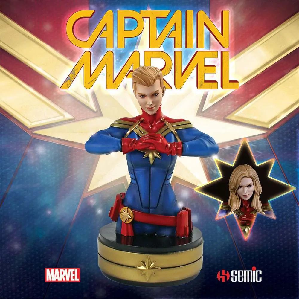 Captain Marvel Bust DS Modellismo Captain Marvel Bust SEMIC