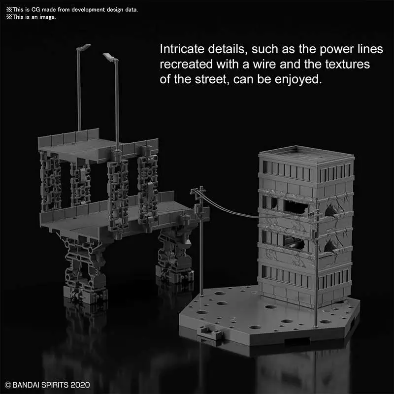 Customize Scene Base City Area Ver DS Modellismo Customize Scene Base City Area