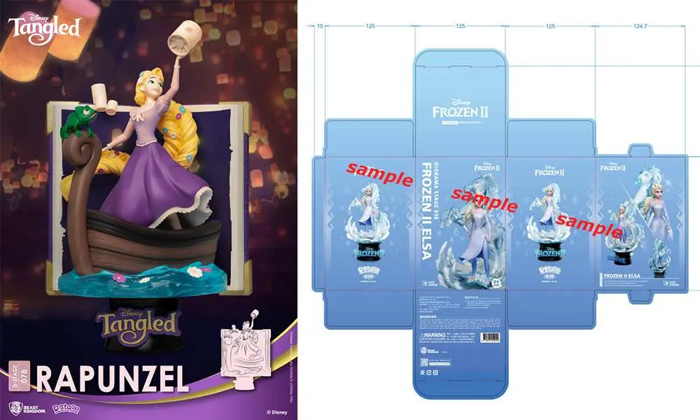D-Stage Story Book Series Disney Rapunzel Close Box 078 DS Modellismo D-Stage Story Book Disney Rapunzel Close Box