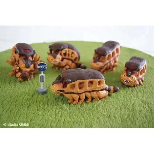 Totoro Catbus Figures Asst (6) DS Modellismo Totoro Catbus Asst (6) STUDIO GHIBLI