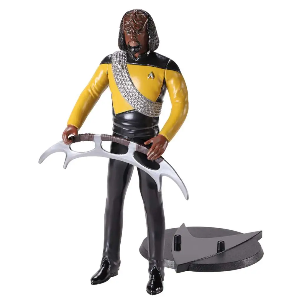 Star Trek Worf Bendyfig DS Modellismo Star Trek Worf Bendyfig NOBLE COLLECTIONS