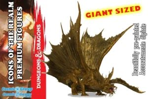 D&d Iotr Adult Gold Dragon Premium WIZKIDS