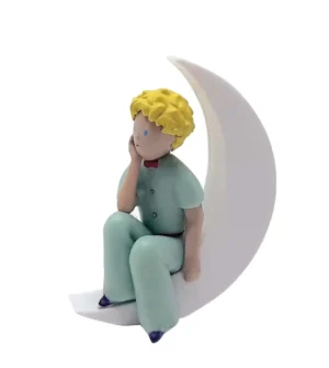 Little Prince Sitting On Moon PLASTOY