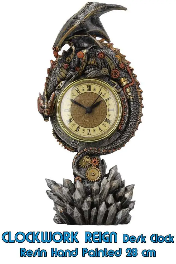 Clockwork Reign Steampunk Clock DS Modellismo Clockwork Reign Steampunk Clock NEMESIS NOW