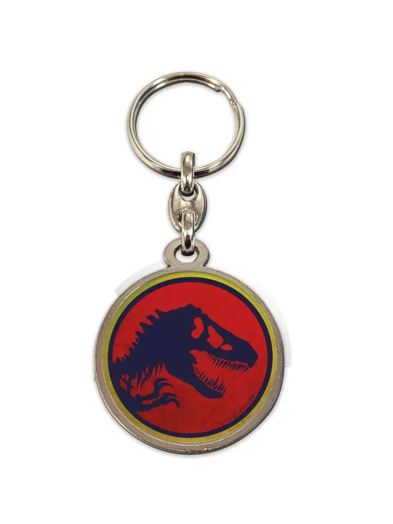 Portachiavi in metallo Jurassic Park Logo Round DS Modellismo Portachiavi in metallo Jurassic Park Logo