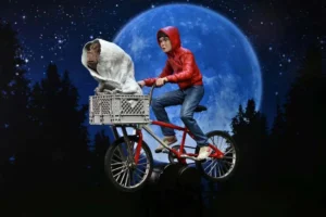 E.T. 40TH Ann Elliot&e.T. on Bicycle Af NECA