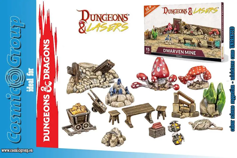 D&l Dwarven Mine Props DS Modellismo D&l Dwarven Mine Props ARCHON GAMES