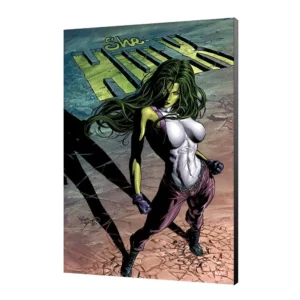 Wood Panel Dhr Hulk 02 Mike Deodato SEMIC