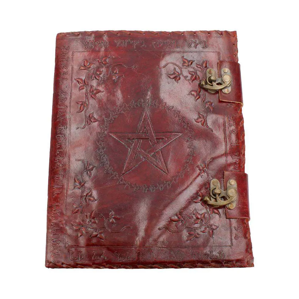 Leather Diary Big Emboss Penta & 2 Lock DS Modellismo Leather Diary Big Emboss Penta & 2 Lock