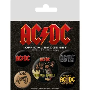 Ac/dc Badge Ac/dc PYRAMID INTERNATIONAL