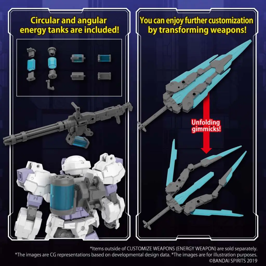 30MM Customize Weapons Energy Weapon DS Modellismo 30MM Customize Weapons Energy Weapon