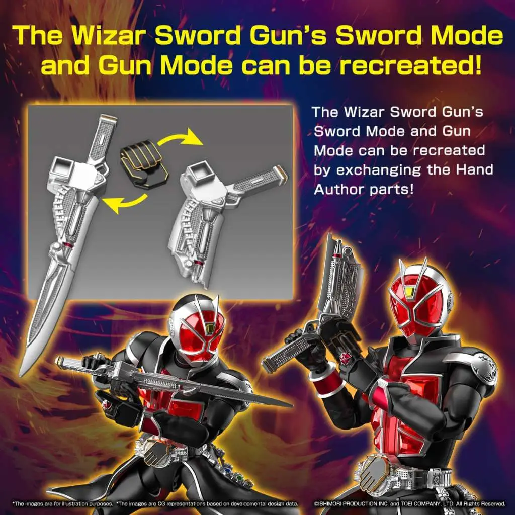Figure Rise Kamen Rider Wizard Flame DS Modellismo Rise Kamen Rider Wizard Flame