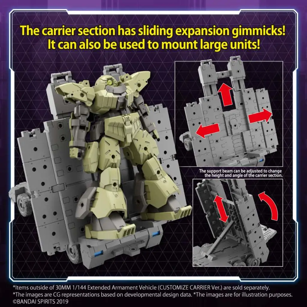 30MM EX Arm Vehicle Cust Carrier 1/144 DS Modellismo 30MM Ex Arm Vehicle Cust Carrier scala 1/144