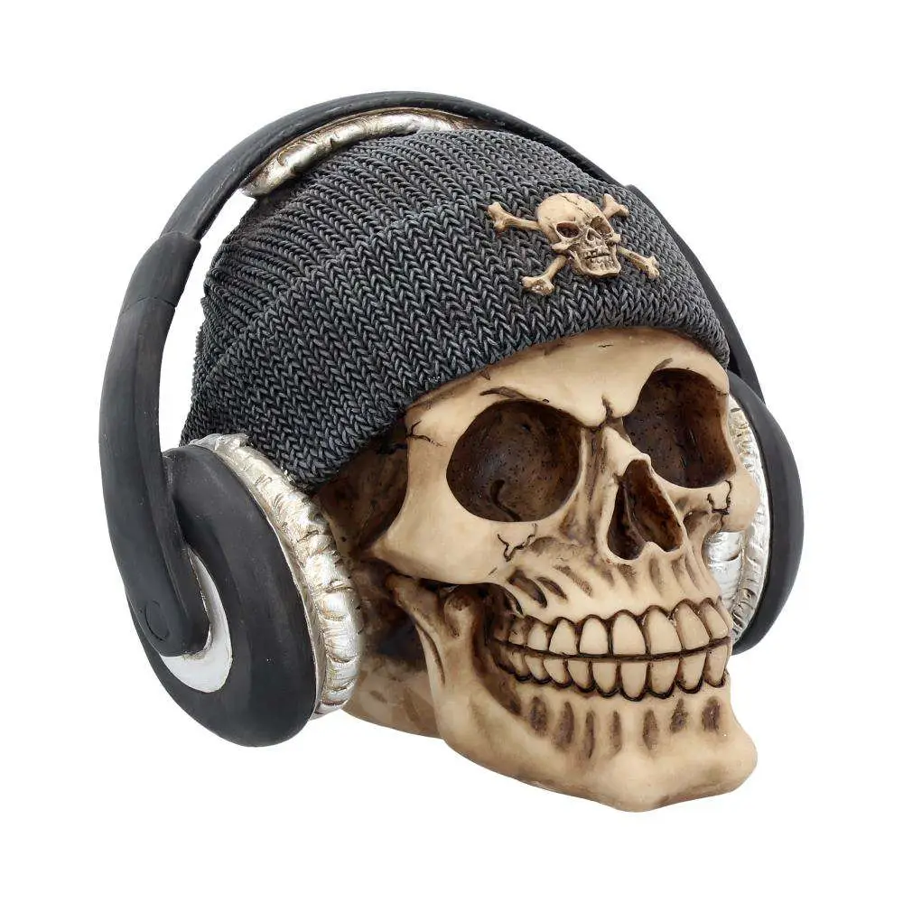 Skull with Hat Dead Beat (Grey) DS Modellismo Skull with Hat Dead Beat (Grey) NEMESIS NOW