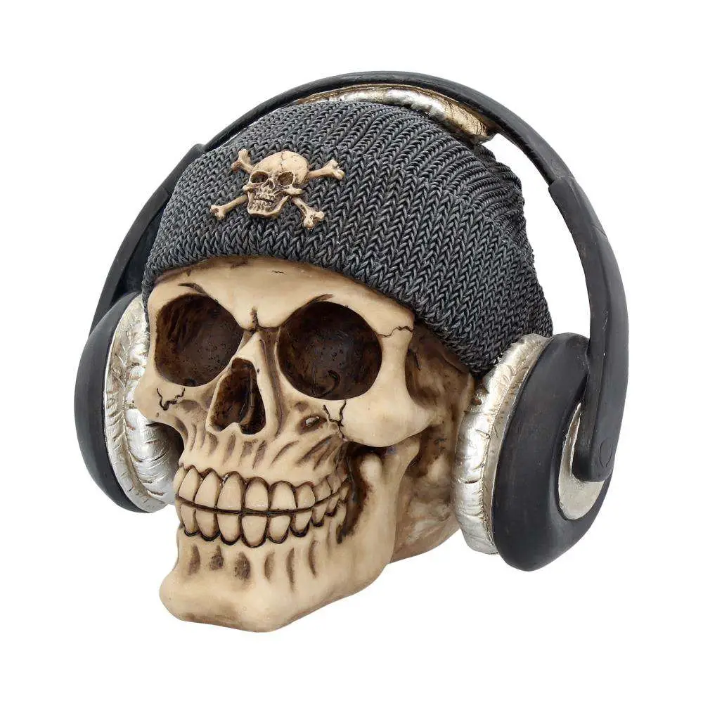 Skull with Hat Dead Beat (Grey) DS Modellismo Skull with Hat Dead Beat (Grey) NEMESIS NOW
