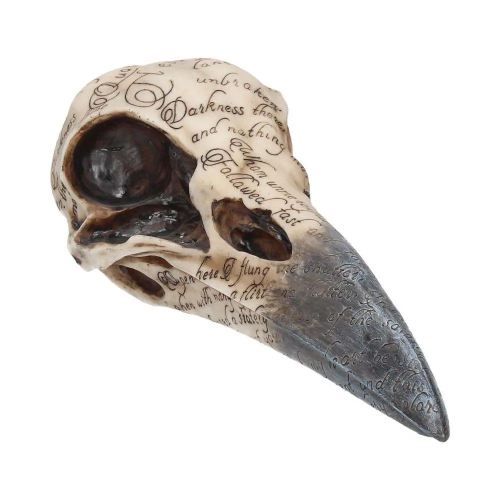 Edgar A Poe Raven Skull DS Modellismo Edgar A Poe Raven Skull NEMESIS NOW
