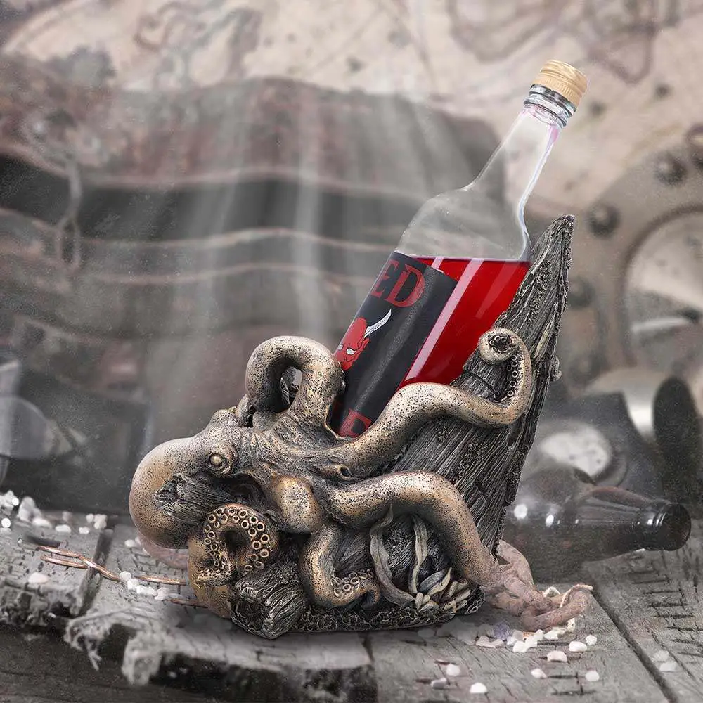 Guzzlers Goth Kraken Wine Bottle Holder DS Modellismo Guzzlers Goth Kraken Wine Bottle Holder