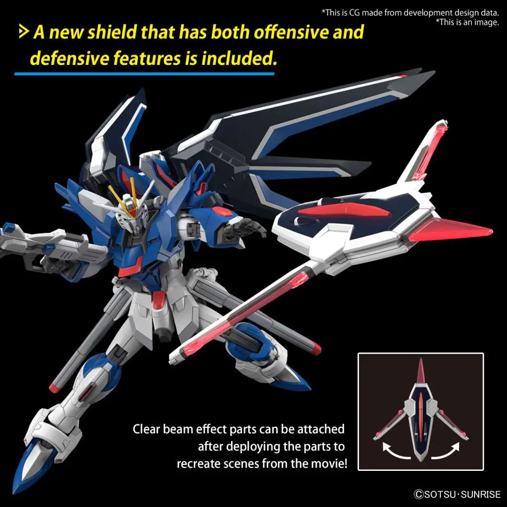 HG Gundam Rising Freedom 1/144 DS Modellismo Hg Gundam Rising Freedom scala 1/144