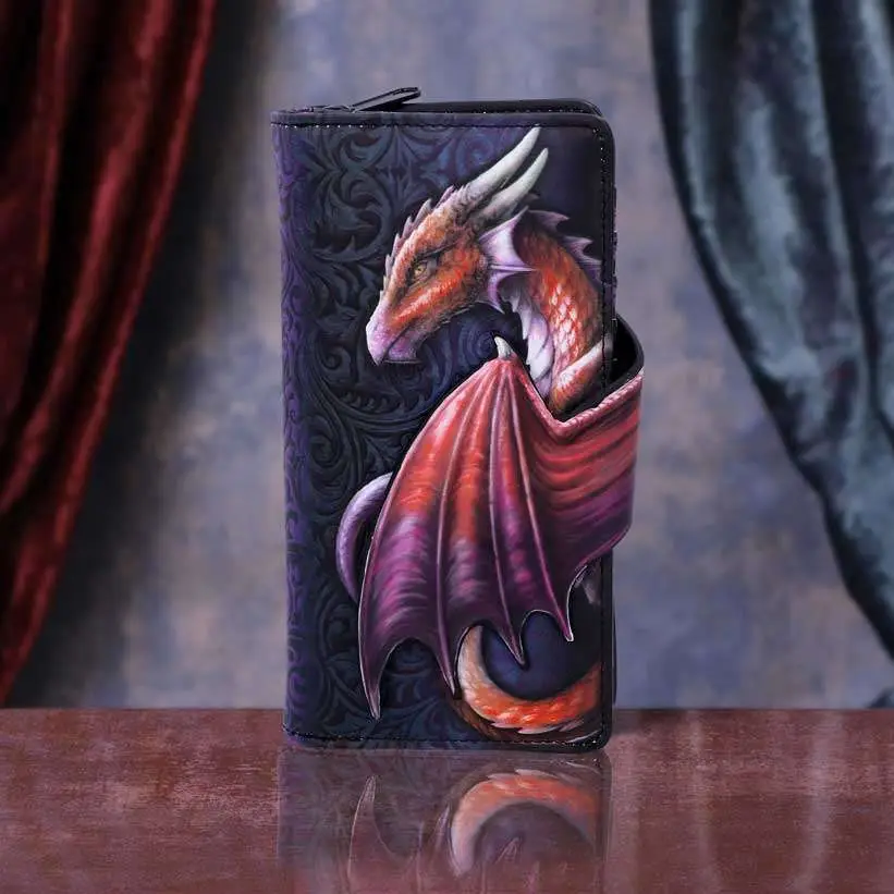 Portafoglio Dragon Take Flight Red Embossed DS Modellismo Portafoglio Dragon Take Flight Red Embossed