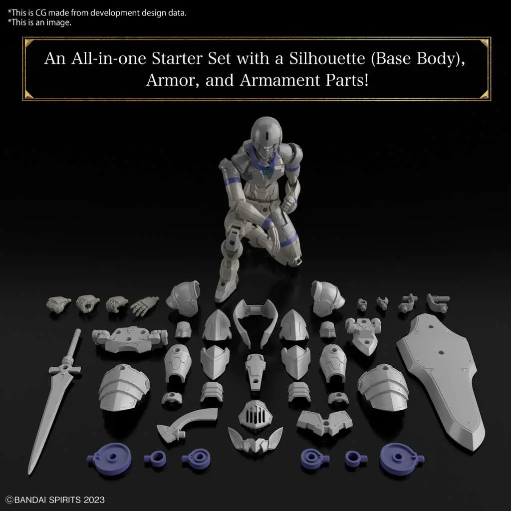 30MF Liber Knight DS Modellismo 30MF Liber Knight BANDAI MODEL KIT GUNPLA