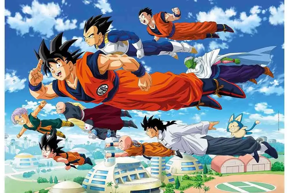 Dragon Ball Super Flying Heroes Anime Collection Puzzle 1000 pcs DS Modellismo Dragon Ball Super Flying Heroes Anime Puzzle