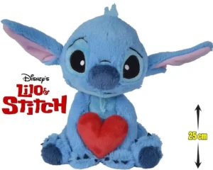 Peluche Lilo & Stitch: Stitch Holding Heart