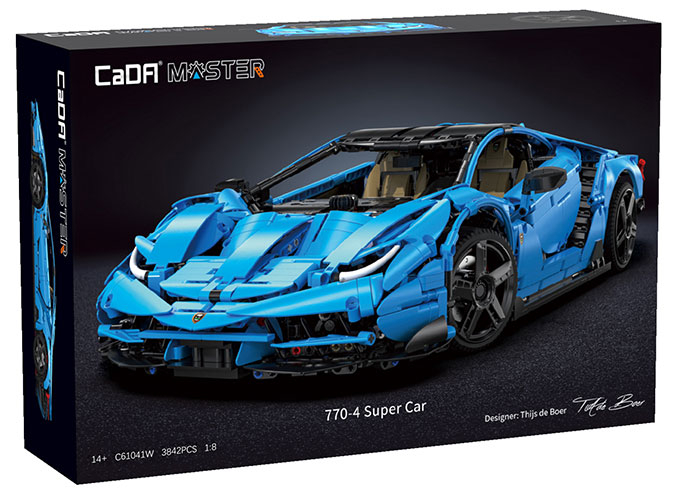 Cada 770-4 Super Car - 3842pcs DS Modellismo Cada 770-4 Super Car 3842pcs
