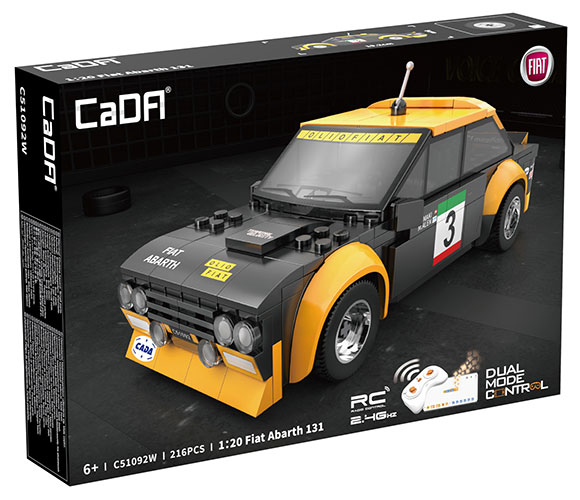 Cada RC Fiat Abarth 131 - 216pcs DS Modellismo Cada RC Fiat Abarth 131 216pcs