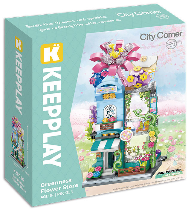 Keeppley City Corner Fioraio DS Modellismo Keeppley City Corner Fioraio